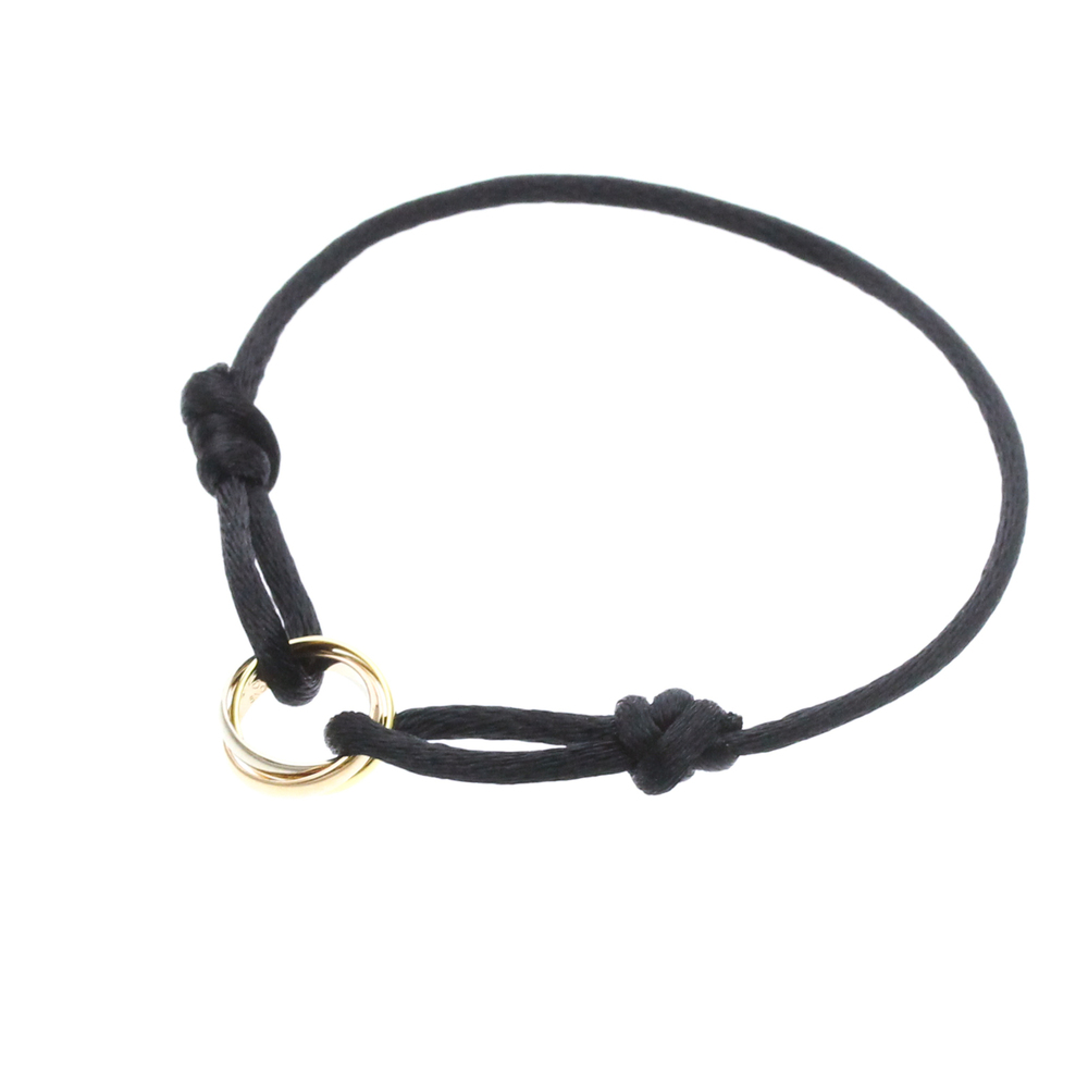 CARTIER 18k Gold Trinity Charm Bracelet